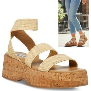 Steve Madden Women's Sashes Strappy Platform Sandals Size 11 New in Box
